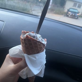 Salt & Straw - Strawberry Shortcake Waffle Cone, Hazelnut Cookies and Cream, Double Fold Vanilla - Ice Cream & Frozen Yogurt Near Me - Dallas, Texas Salt & Straw - Strawberry Shortcake Waffle Cone, Hazelnut Cookies and Cream, Double Fold Vanilla - Ice Cream & Frozen Yogurt Near Me - Dallas, Texas