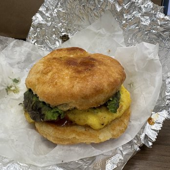 Hola Adios Coffeeshop - Avocado biscuit - Coffee & Tea Near Me - Costa Mesa, California