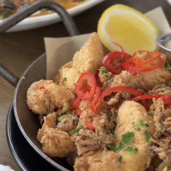 OLIVIA - Fried calamari. Follow me on IG@lauras_nom_life for more food recs! - Italian Near Me - Tampa, Florida