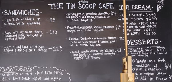 Menu photo 7 The Tin Scoop Cafe San Diego, CA Menu photo 7 The Tin Scoop Cafe San Diego, CA