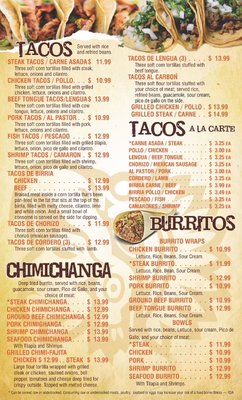 Menu photo 2 Azteca Bar and Grill Walkersville, MD