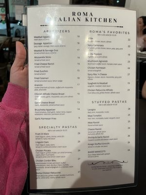 Menu photo 1 Roma Italian Kitchen Fresno, CA Menu photo 1 Roma Italian Kitchen Fresno, CA