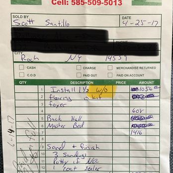New York Flooring & Interior - Invoice shows W/O - White Oak was to be used. - Flooring Near Me - Rochester, New York New York Flooring & Interior - Invoice shows W/O - White Oak was to be used. - Flooring Near Me - Rochester, New York