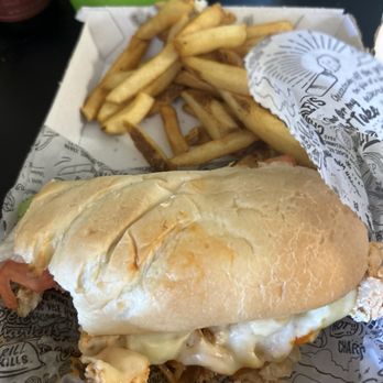 Charleys Cheesesteaks - Small CHICKEN BUFFALO minus a bite! - Sandwiches Near Me - Hayward, California
