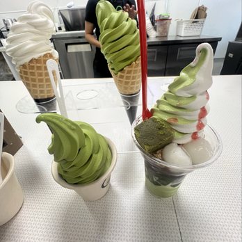 Meccha Matcha - There are 3 levels of matcha! The higher the level, the stronger the matcha content. - Desserts Near Me - Artesia, California Meccha Matcha - There are 3 levels of matcha! The higher the level, the stronger the matcha content. - Desserts Near Me - Artesia, California