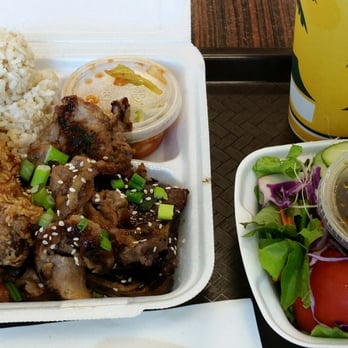 Pine Tree Cafe - Korean Mix Plate (from the specials board) - Breakfast & Brunch Near Me - Kailua-Kona, Hawaii