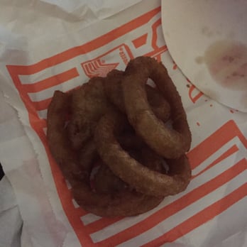Whataburger - These are all of the onion rings in my medium order. - Burgers Near Me - Dallas, Texas Whataburger - These are all of the onion rings in my medium order. - Burgers Near Me - Dallas, Texas