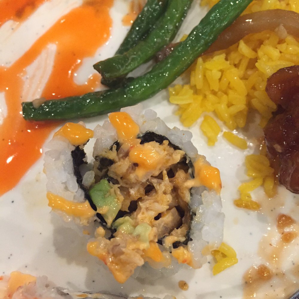 Jasmine Buffet - Tuna salad sushi roll. Real life? - Chinese Near Me - Charlotte, North Carolina