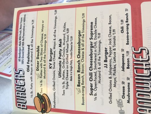 Menu photo 3 Boomarang - Eufaula Eufaula, OK