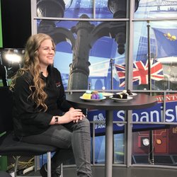 WVLA Local 33 - Les Amis Bake Shoppe Owner at news station