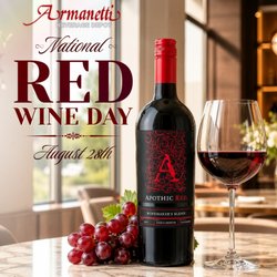 Armanetti Beverage Depot - Cheers to National Red Wine Day!
Celebrate August 28th with a glass of your favorite red and raise a toast to good times!