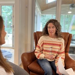 Round Table Advocacy - Leah Sansone doing an in-person consultation