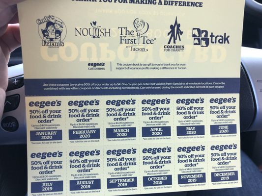 Menu photo 2 eegee's Tucson, AZ Menu photo 2 eegee's Tucson, AZ