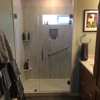 Accent Shower Door and Mirror - a bathroom - General Contractors Near Me - North Highlands, California Accent Shower Door and Mirror - a bathroom - General Contractors Near Me - North Highlands, California