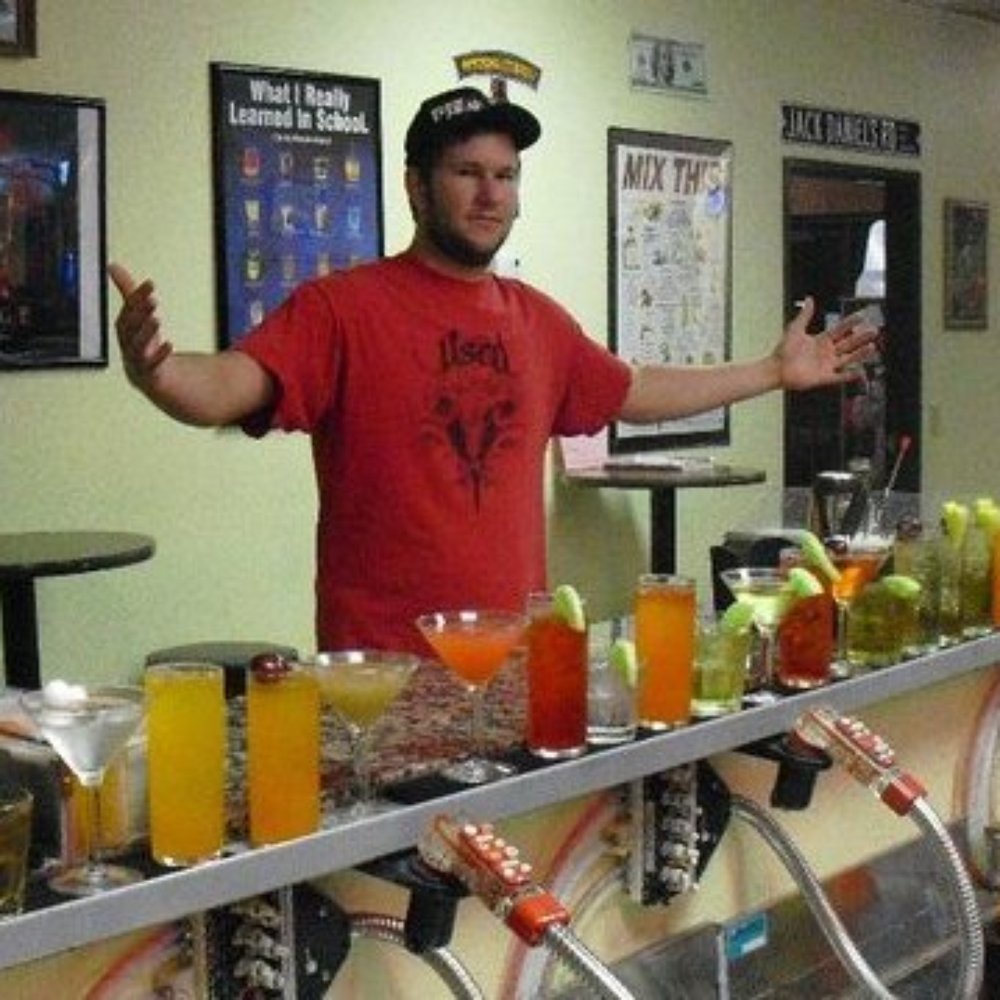 ABC Bartending School - some guy with some drinks he made - Bartending Schools Near Me - Phoenix, Arizona