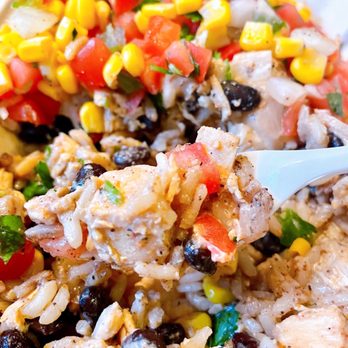 Barberitos - a plate of rice and vegetables - Tex-Mex Near Me - Greensboro, North Carolina