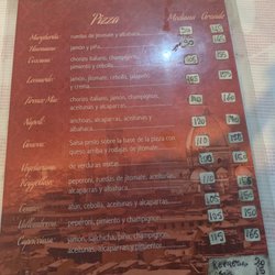Firenze Mia - Menu de Pizzas
