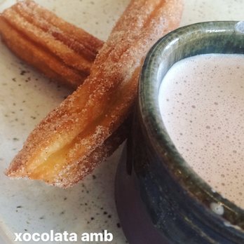 Xochi - churros con chocolate - Mexican Near Me - Houston, Texas Xochi - churros con chocolate - Mexican Near Me - Houston, Texas