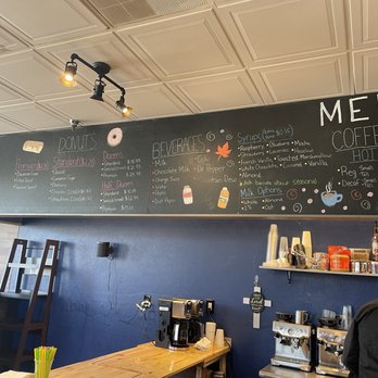 The Donut Kitchen - a menu on the wall - Donuts Near Me - Charlottesville, Virginia The Donut Kitchen - a menu on the wall - Donuts Near Me - Charlottesville, Virginia