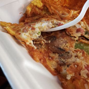 Monks Charburgers - What's missing in the omelette? Uh, CHEESE. ‍ - Burgers Near Me - Torrance, California