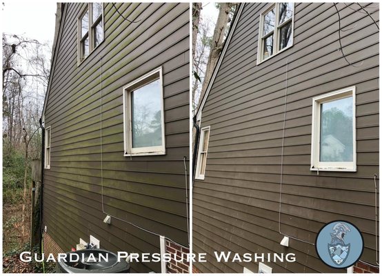 House Washing - Are you currently in the market for some top-notch house washing services in the Cary area? Then you've come to the right place! We're here to help at Guardian Pressure Washing LLC! We offer a multitude of high-quality pressure washing services, for both residential and commercial property owners in Cary.

As the top pressure washing company in the Cary area, you can be sure that your property is in capable hands when working with us. If you'd like to work with someone you can trust, then come on down to Guardian Pressure Washing LLC today! We guarantee full customer satisfaction, and nothing less. If you're not satisfied, then we're not finished working. We also vow to be fully transparent and communicative throughout the entire pressure washing process.

We highly recommend that you hire a professional instead of searching the internet for DIY tips and tricks. DIY pressure washing is a dangerous task which may result in damage or injury. Avoid those risks by working with us instead. Our professional services will save you time, money, and energy. Are you interested in working with us here at Guardian Pressure Washing LLC in Cary? Just give us a call today and let's get started as soon as possible!