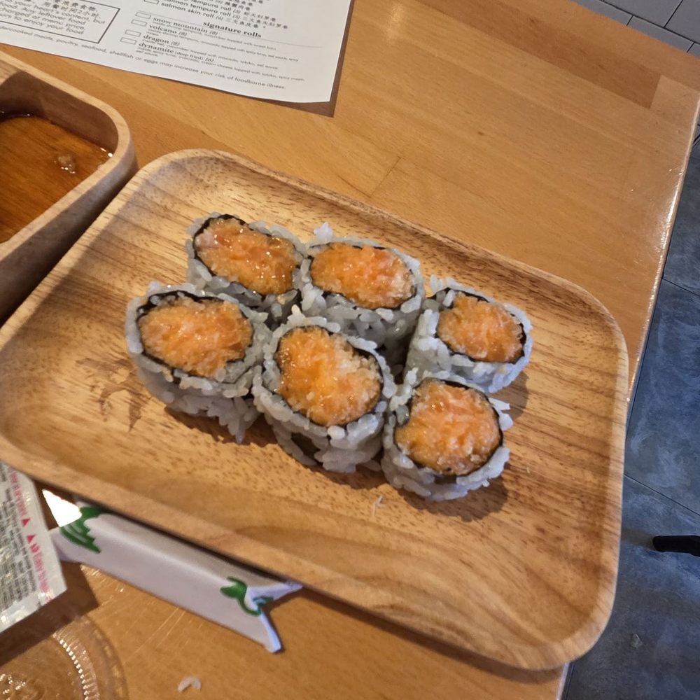 Akino - Spicy salmon roll - Sushi Bars Near Me - Elmhurst, New York Akino - Spicy salmon roll - Sushi Bars Near Me - Elmhurst, New York