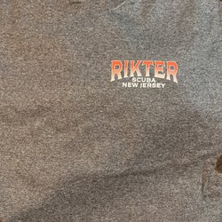 Off The Rails Screen Printing - Front side of t-shirt.  They recommended just the name and I love it.