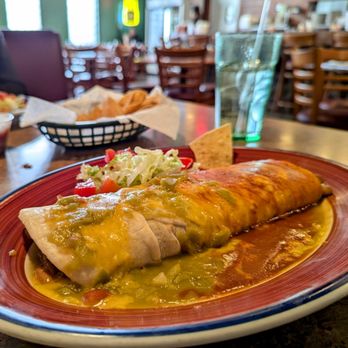Duran's Station - Beef and bean burrito, Christmas - New Mexican Cuisine Near Me - Albuquerque, New Mexico