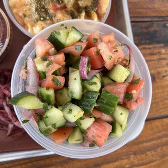 KG BBQ - Egyptian Baladi Salad - Egyptian Near Me - Austin, Texas KG BBQ - Egyptian Baladi Salad - Egyptian Near Me - Austin, Texas