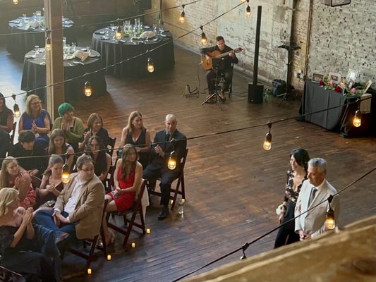 Wedding Ceremony at Greenpoint Loft, Brooklyn - Wedding prelude and processional at the stunning Brooklyn venue, Greenpoint Loft.