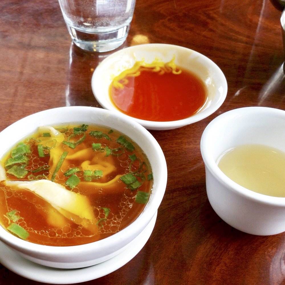 Golden Stix - Wonton soup with sweet and mustard sauce - Chinese Near Me - Conifer, Colorado Golden Stix - Wonton soup with sweet and mustard sauce - Chinese Near Me - Conifer, Colorado