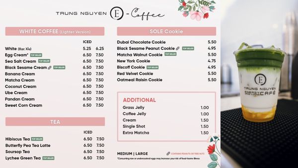 Menu photo 3 Trung Nguyen E Coffee Park Row, TX