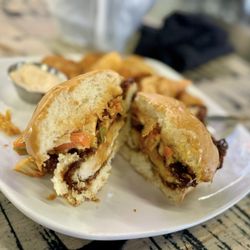 The Ball Park - Korean Fried Chicken Sandwich