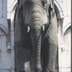La Fontaine des Eléphants - Fontaine aux éléphants à Chambéry