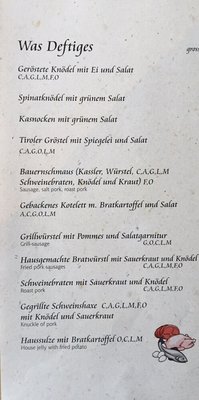 Menu photo 2 Sahnealm Hollersbach, 5 Menu photo 2 Sahnealm Hollersbach, 5
