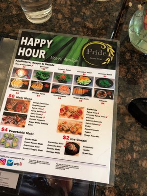 Menu photo 5 Pride Sushi and Thai Chicago, IL