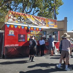 Dessert stand at Scottish Highland Games in Pleasanton