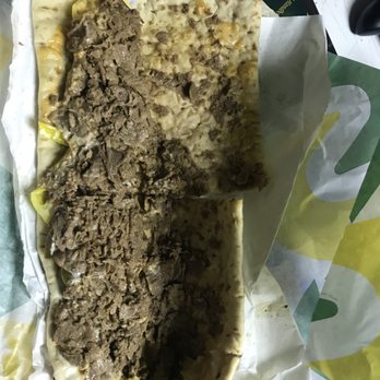 Subway - Not even a normal portion of steak for a foot-long let alone deluxe - Fast Food Near Me - Lexington, Kentucky Subway - Not even a normal portion of steak for a foot-long let alone deluxe - Fast Food Near Me - Lexington, Kentucky