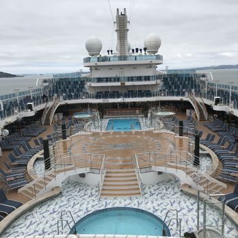 Dream Vacations - Upper deck of Royal Princess - Travel Services Near Me - Fairfield, California