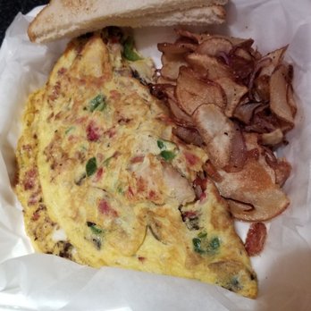 Schooners Grill - Iron skillet omelette w/red bliss potatoes - Sports Bars Near Me - Newport News, Virginia Schooners Grill - Iron skillet omelette w/red bliss potatoes - Sports Bars Near Me - Newport News, Virginia