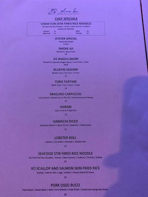 Menu photo 5 Sky Deck San Diego, CA