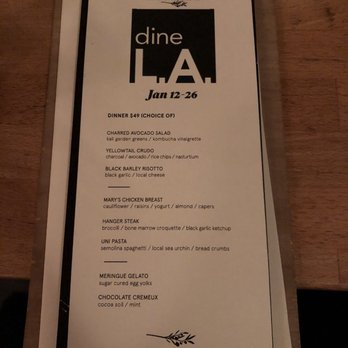Kali Steak - DineLA menu jan 2018 - Steakhouses Near Me - Los Angeles, California Kali Steak - DineLA menu jan 2018 - Steakhouses Near Me - Los Angeles, California