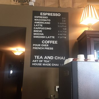 Three Crowns Coffee - Beverage menu - Coffee & Tea Near Me - Warsaw, Indiana