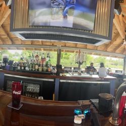 The Launch - River bar area really nice.