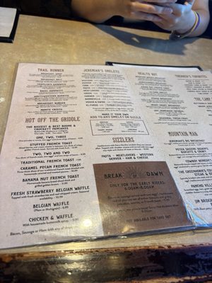 Menu photo 1 Jeremiah's Restaurant Ogden, UT
