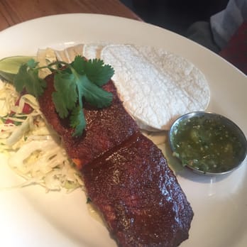 Beatrix - Chili and chocolate glazed salmon - New American Near Me - Chicago, Illinois Beatrix - Chili and chocolate glazed salmon - New American Near Me - Chicago, Illinois