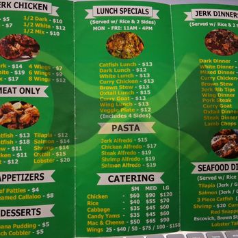 St. Bess Jerk - Menu - Caribbean Near Me - Burbank, Illinois