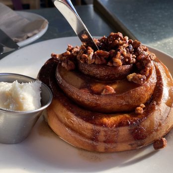 Cafe Flora - Cinnamon Roll - Vegetarian Near Me - Seattle, Washington Cafe Flora - Cinnamon Roll - Vegetarian Near Me - Seattle, Washington