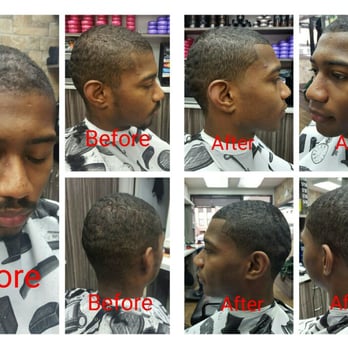 Elegant Barber Shop - We do enjoy when you get fresh cut by Elegant Barber Shop.Skin tape up with #1.5 on top.so fresh so clean.Before and After. - Barbers Near Me - Brooklyn, New York