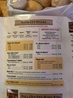 Menu photo 1 Texas Roadhouse Rapid City, SD Menu photo 1 Texas Roadhouse Rapid City, SD